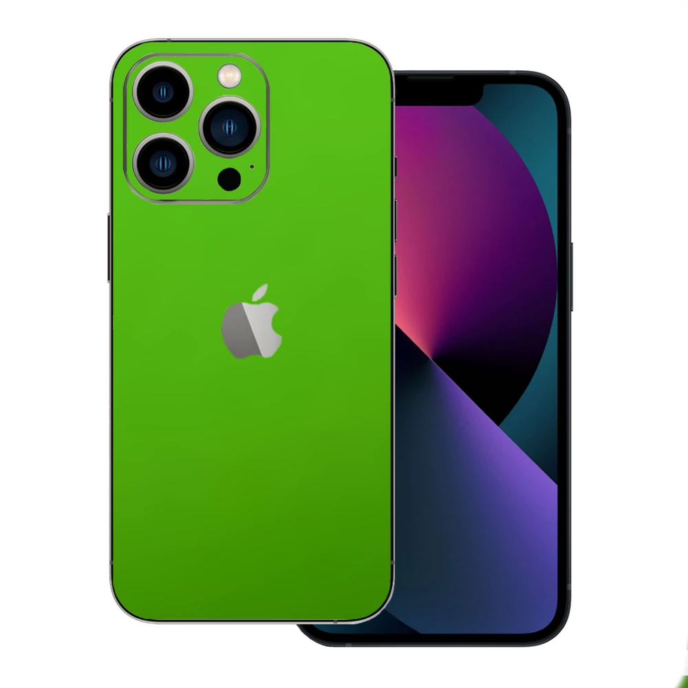 iPhone 13 Pro Max - Matt zöld alma hátlap fólia