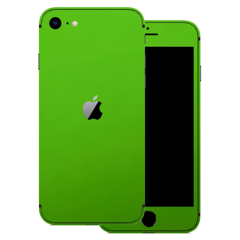 iPhone SE 2020 - Matt zöld alma hátlap fólia