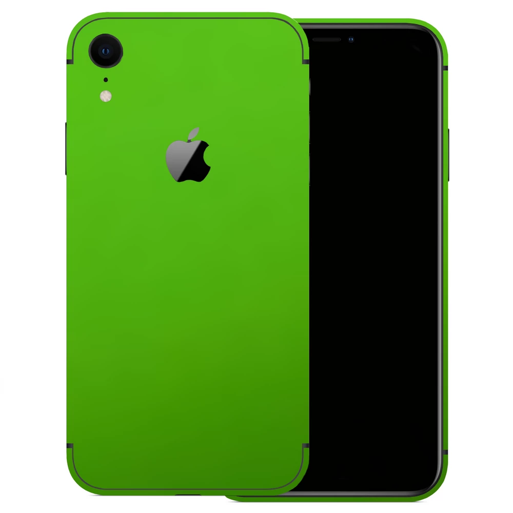 iPhone XR - Matt zöld alma hátlap fólia