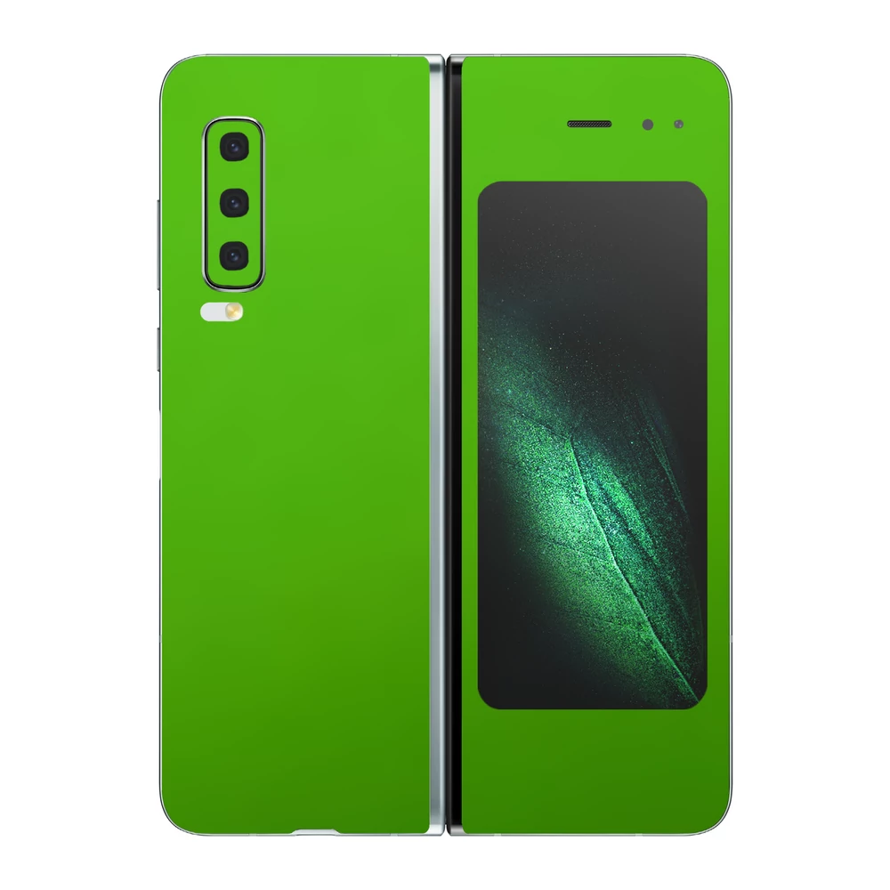 Samsung Galaxy Fold - Matt zöld alma hátlap fólia
