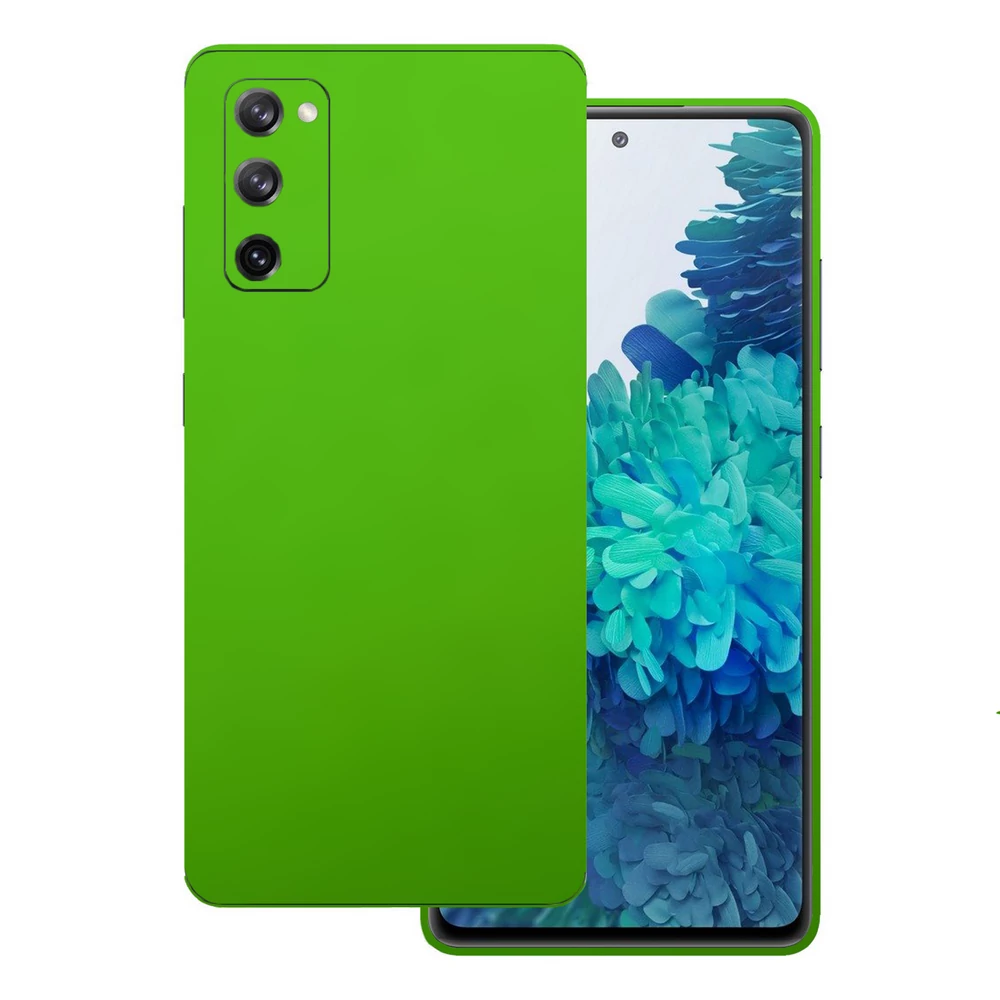 Samsung Galaxy S20 FE - Matt zöld alma hátlap fólia