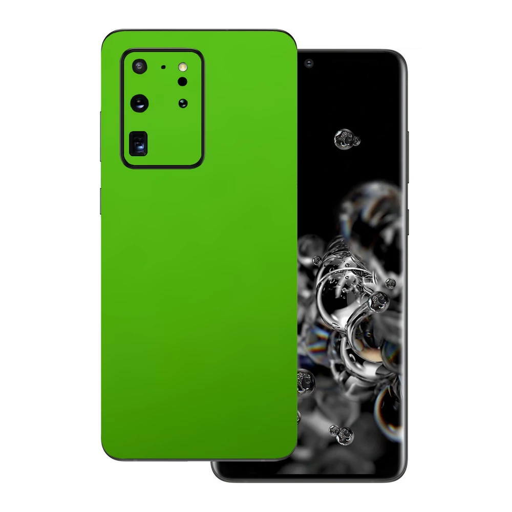 Samsung Galaxy S20 Ultra - Matt zöld alma hátlap fólia