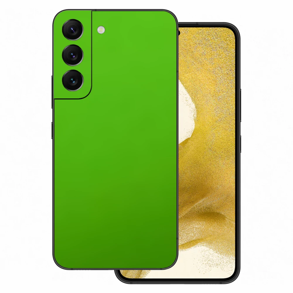 Samsung Galaxy S22 - Matt zöld alma hátlap fólia