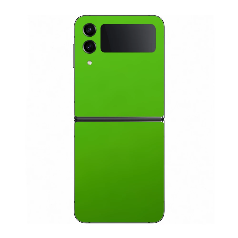 Samsung Galaxy Z Flip 4 - Matt zöld alma hátlap fólia