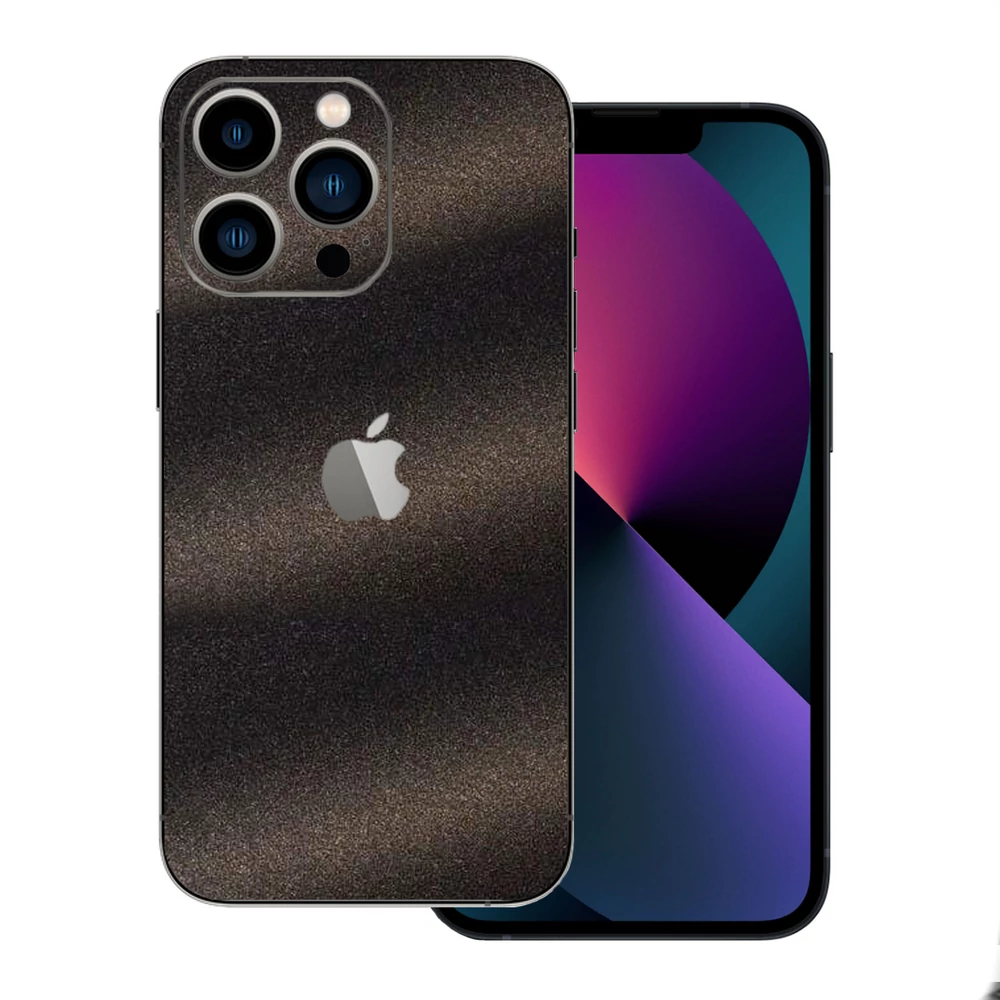iPhone 13 Pro Max - Szemcsés matt fekete hátlap fólia