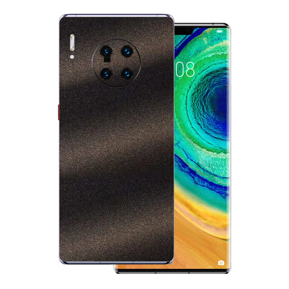 Huawei Mate 30 Pro - Szemcsés matt fekete hátlap fólia