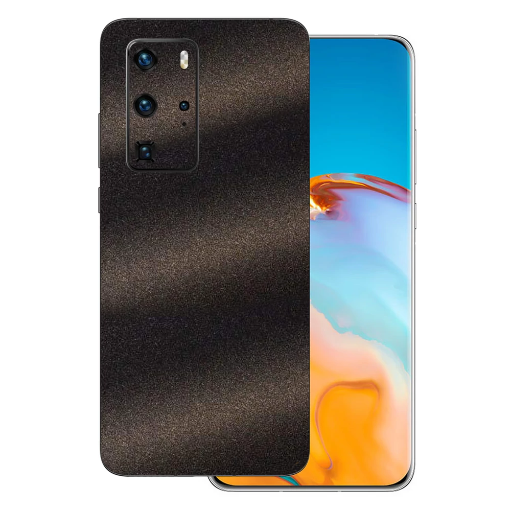 Huawei P40 Pro - Szemcsés matt fekete hátlap fólia