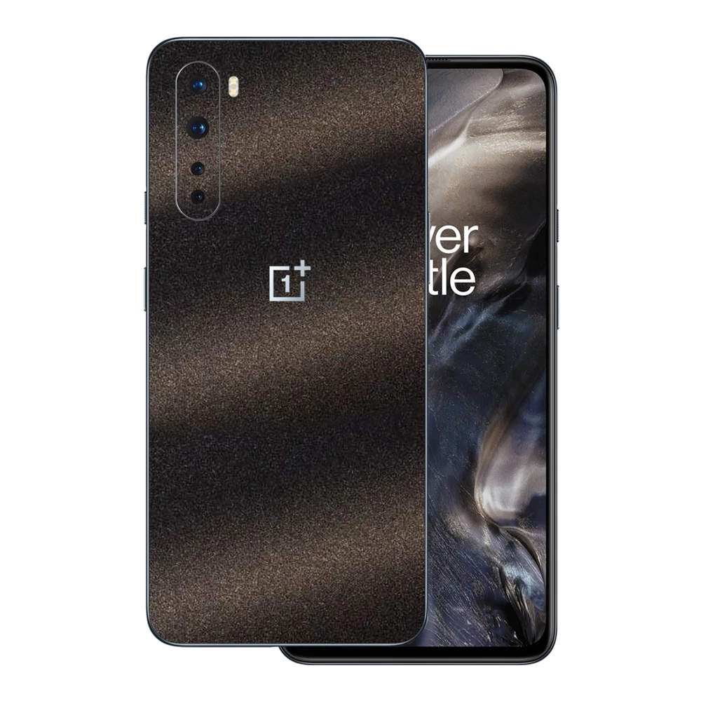 OnePlus Nord - Szemcsés matt fekete hátlap fólia