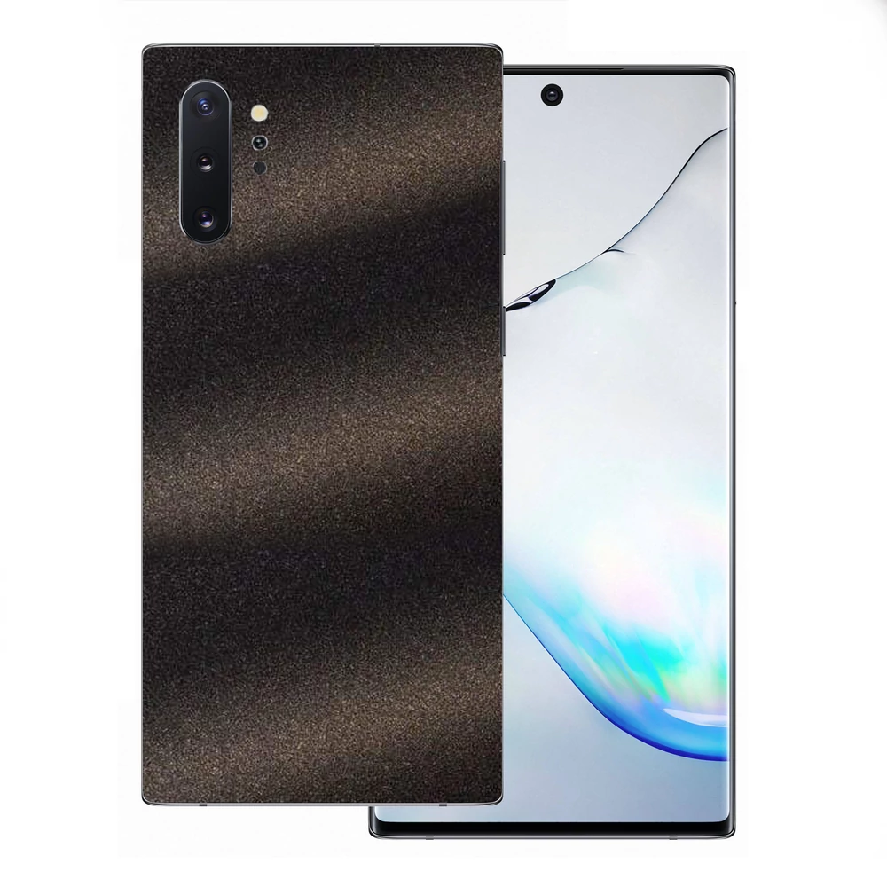 Samsung Galaxy Note 10 Plus 5G - Szemcsés matt fekete hátlap fólia