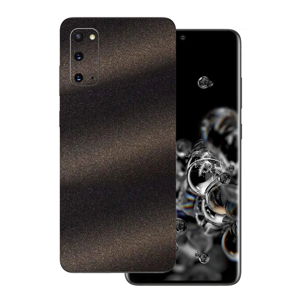 Samsung Galaxy S20 - Szemcsés matt fekete hátlap fólia
