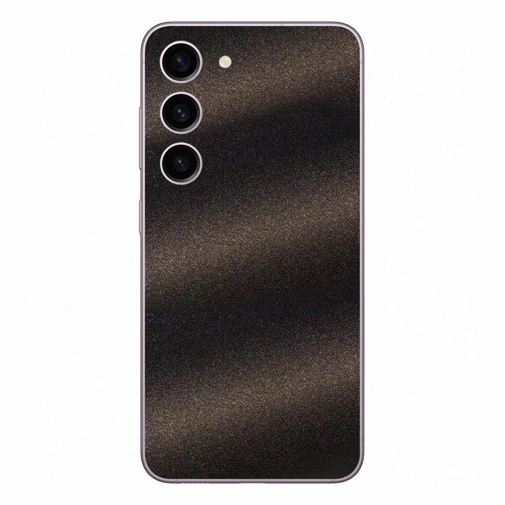 Samsung Galaxy S23 - Szemcsés matt fekete hátlap fólia