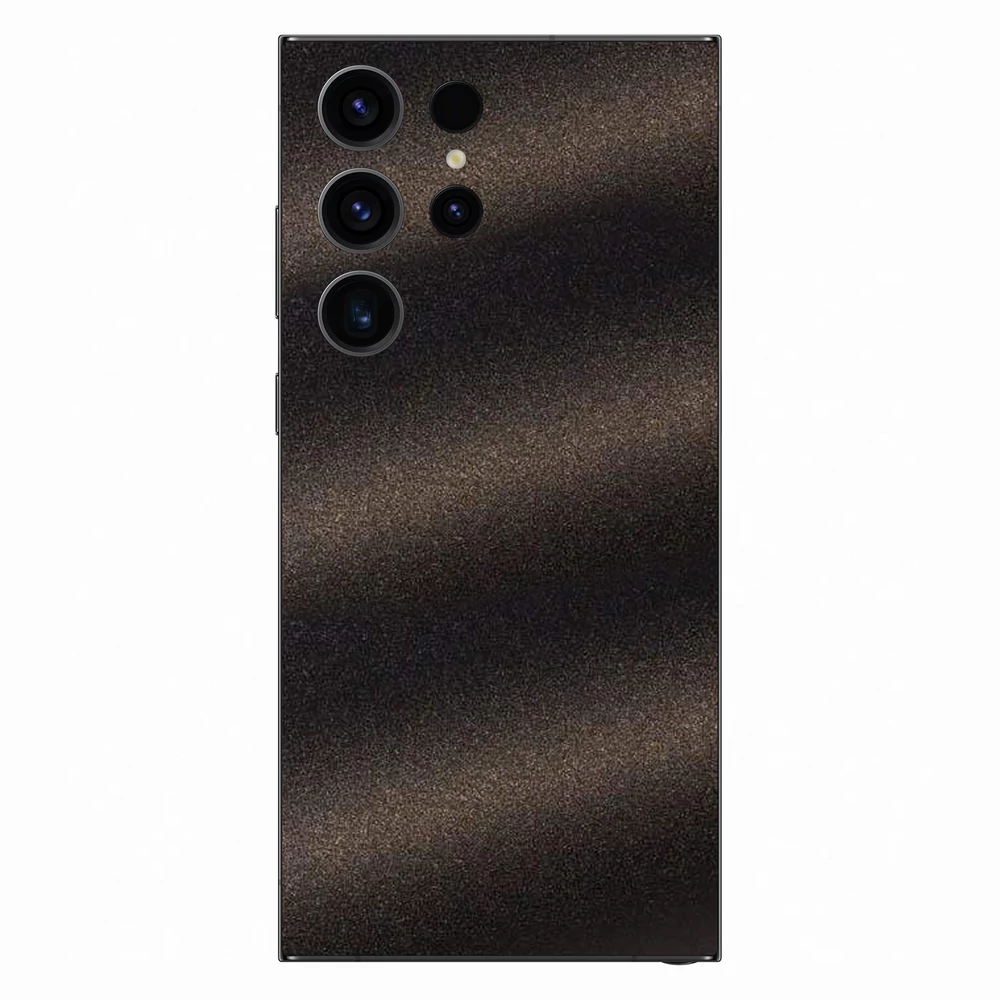 Samsung Galaxy S23 Ultra - Szemcsés matt fekete hátlap fólia