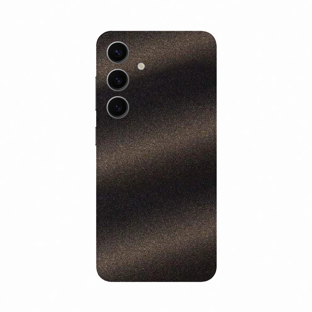 Samsung Galaxy S24 Plus - Szemcsés matt fekete hátlap fólia