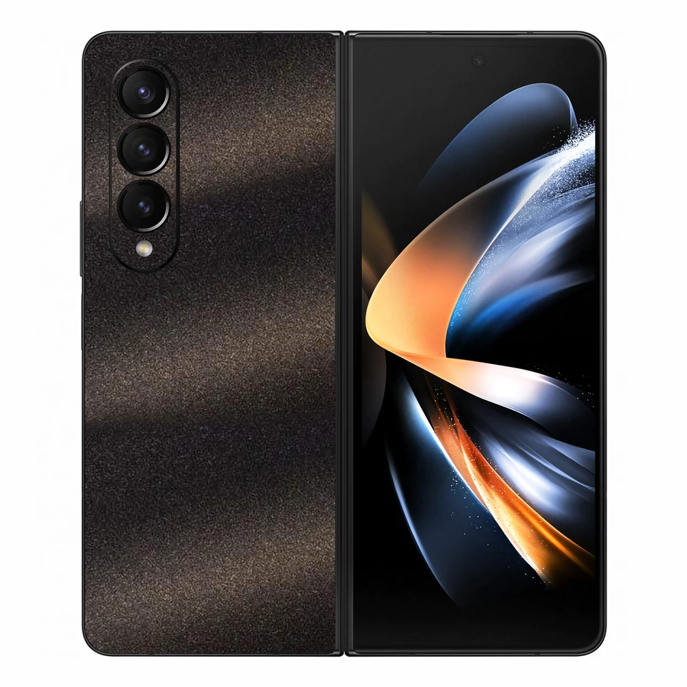 Samsung Galaxy Z Fold 4 - Szemcsés matt fekete hátlap fólia