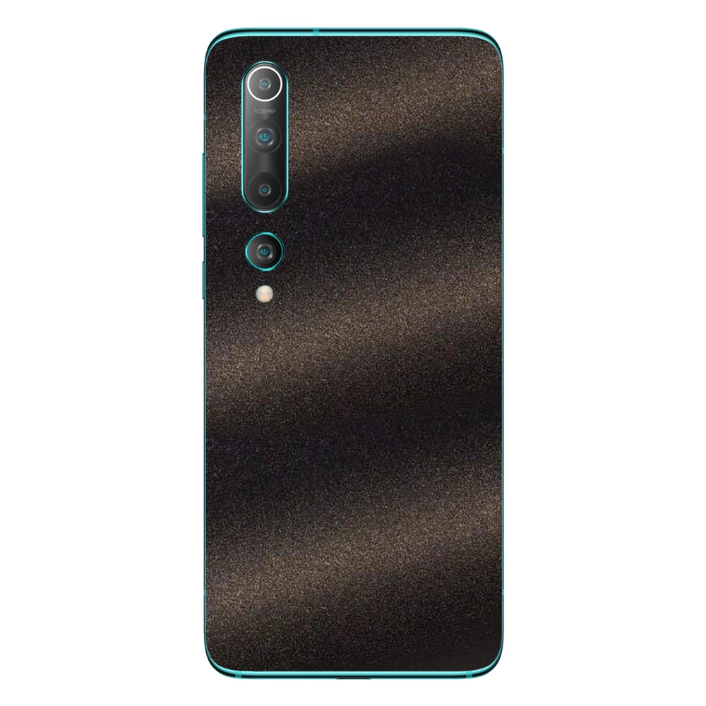 Xiaomi Mi 10 - Szemcsés matt fekete hátlap fólia