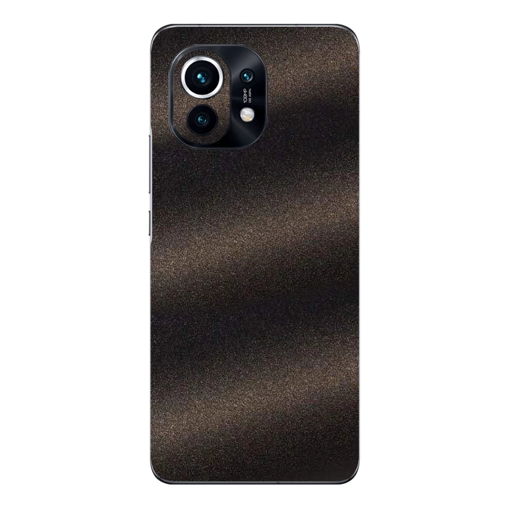 Xiaomi Mi 11 - Szemcsés matt fekete hátlap fólia