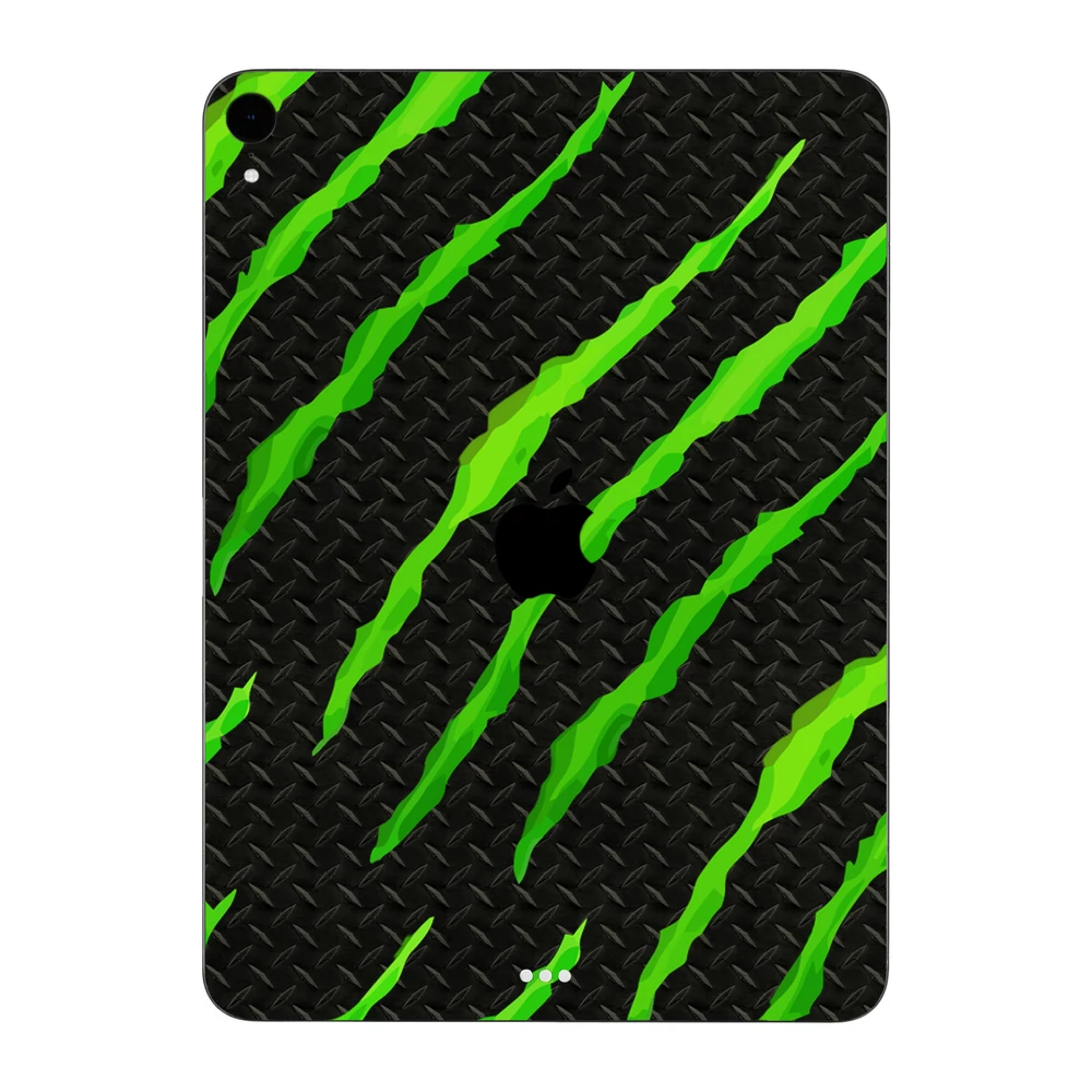 iPad Pro 11" ( 2018 - 2019, gen 1 ) - Zöld karmolásos hátlap fólia