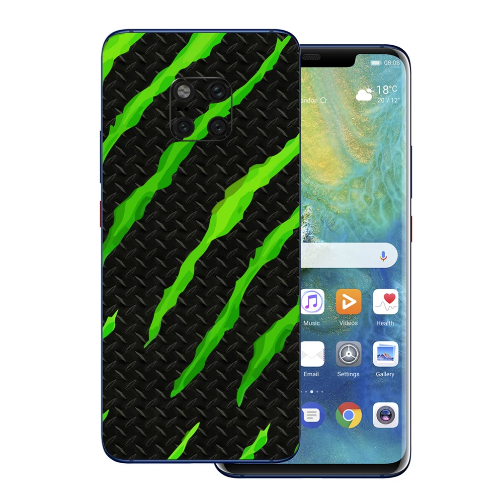 Huawei Mate 20 Pro - Zöld karmolásos hátlap fólia