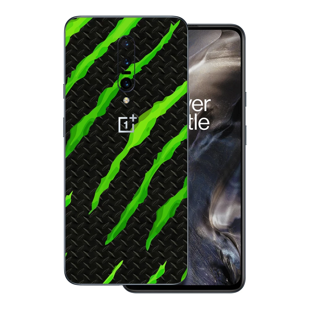 OnePlus 7 Pro - Zöld karmolásos hátlap fólia