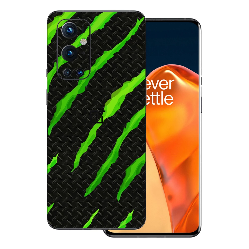 OnePlus 9 Pro - Zöld karmolásos hátlap fólia