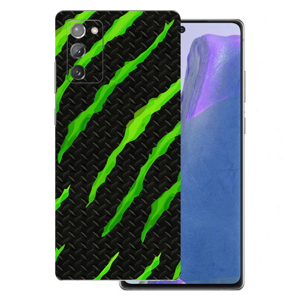 Samsung Galaxy Note 20 - Zöld karmolásos hátlap fólia