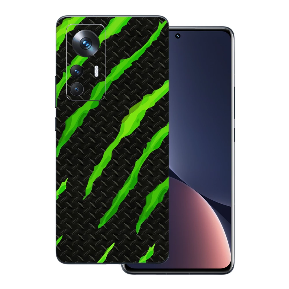 Xiaomi 12 Lite - Zöld karmolásos hátlap fólia