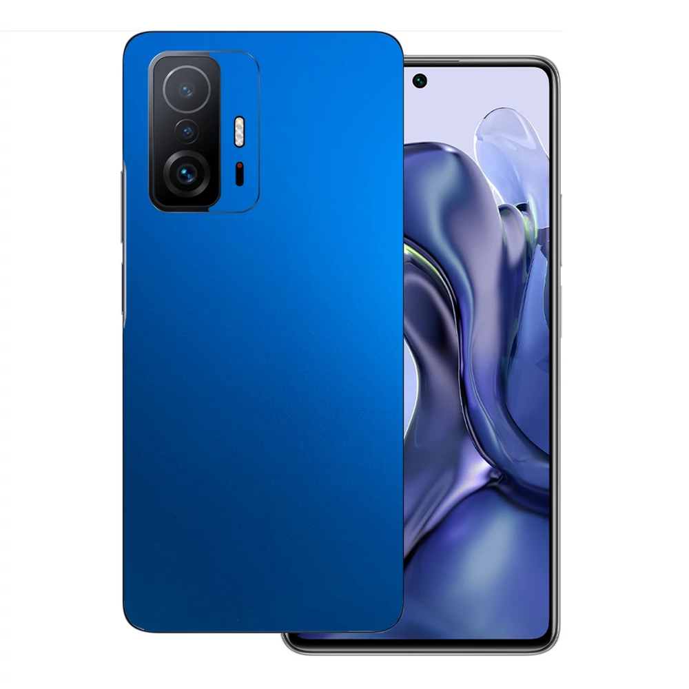 Xiaomi 11T Pro - Matt króm világoskék hátlap fólia