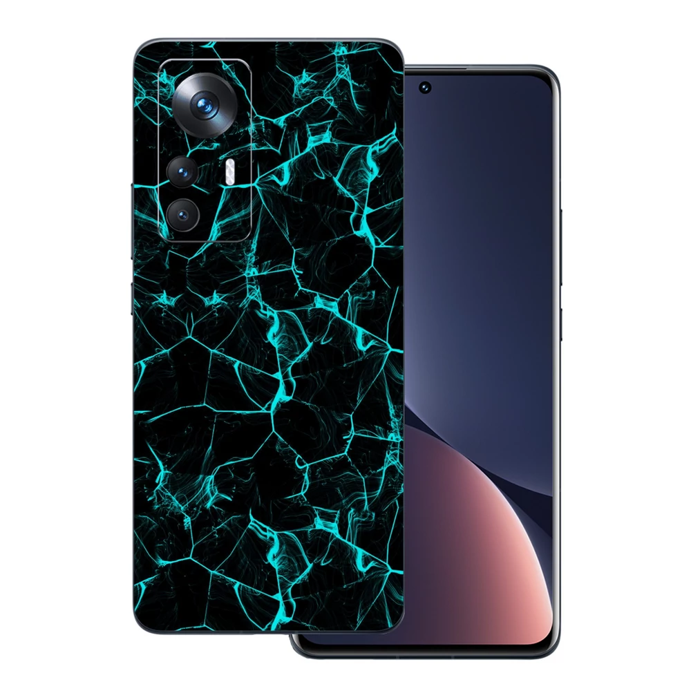 Xiaomi 12 Lite - Kék füstcsíkos hátlap fólia