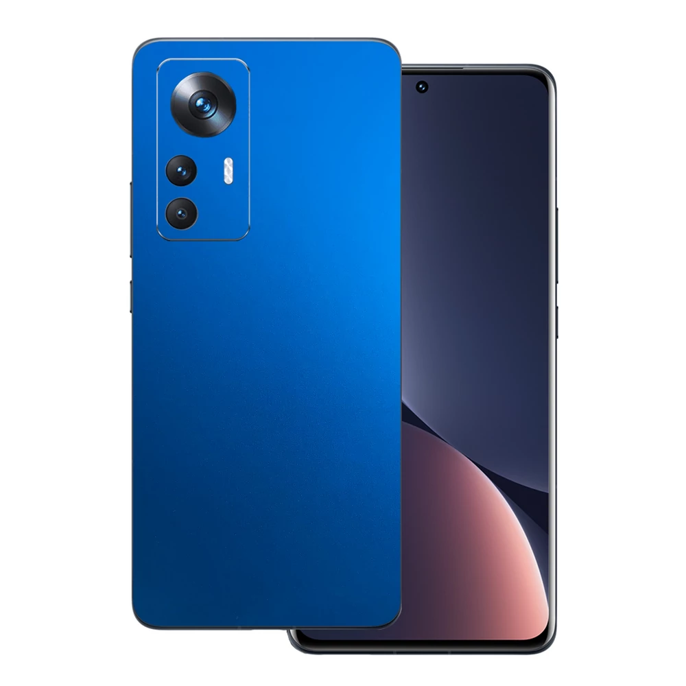 Xiaomi 12 Lite - Matt króm világoskék hátlap fólia