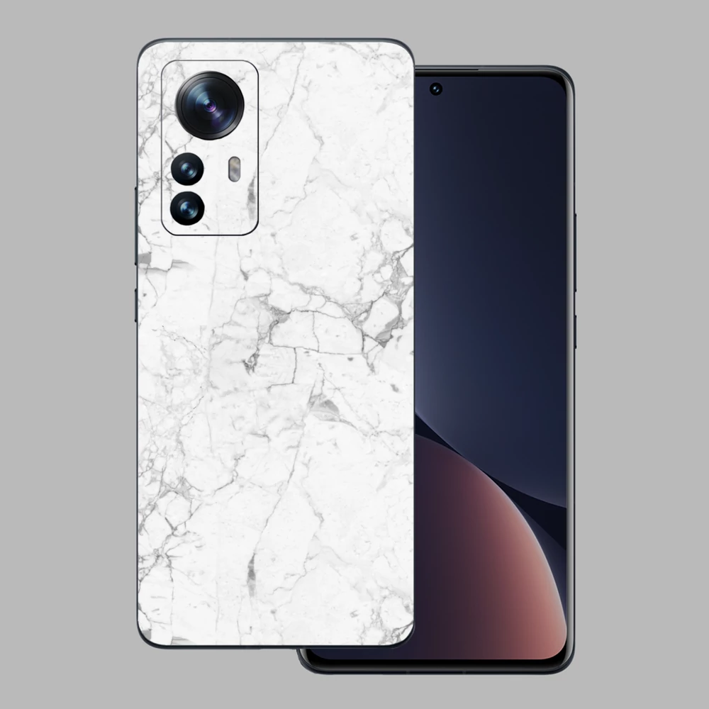 Xiaomi 12 Pro - Fehér márvány mintás hátlap fólia