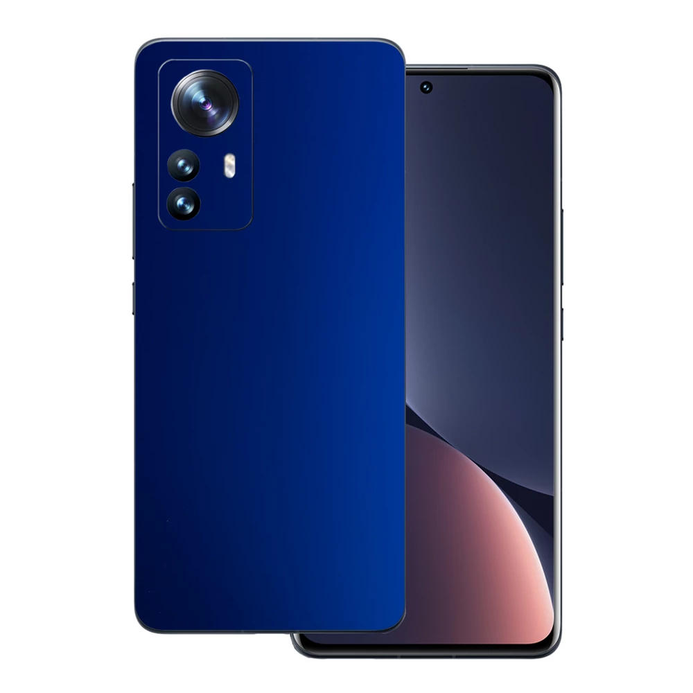 Xiaomi Mi 12T - Matt króm sötétkék hátlap fólia