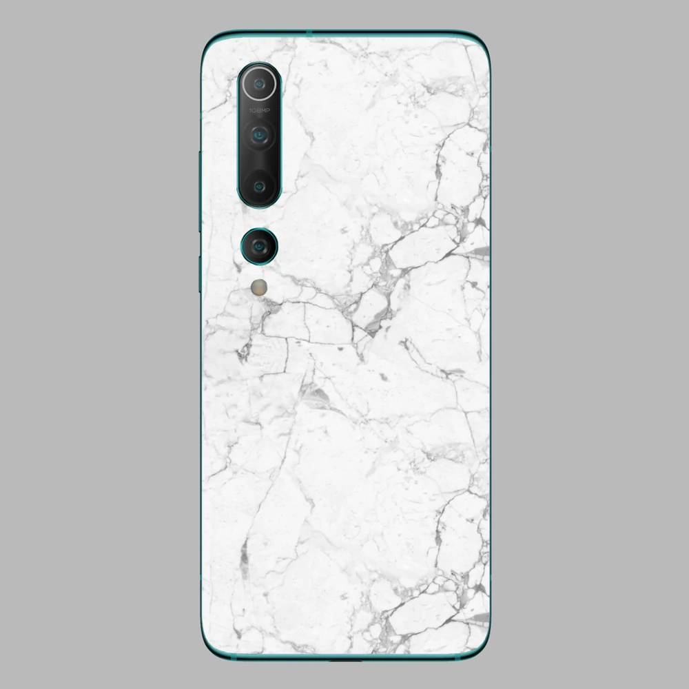 Xiaomi Mi 10 - Fehér márvány mintás hátlap fólia
