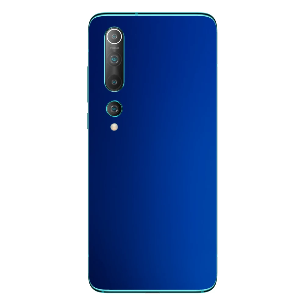 Xiaomi Mi 10 - Matt króm sötétkék hátlap fólia