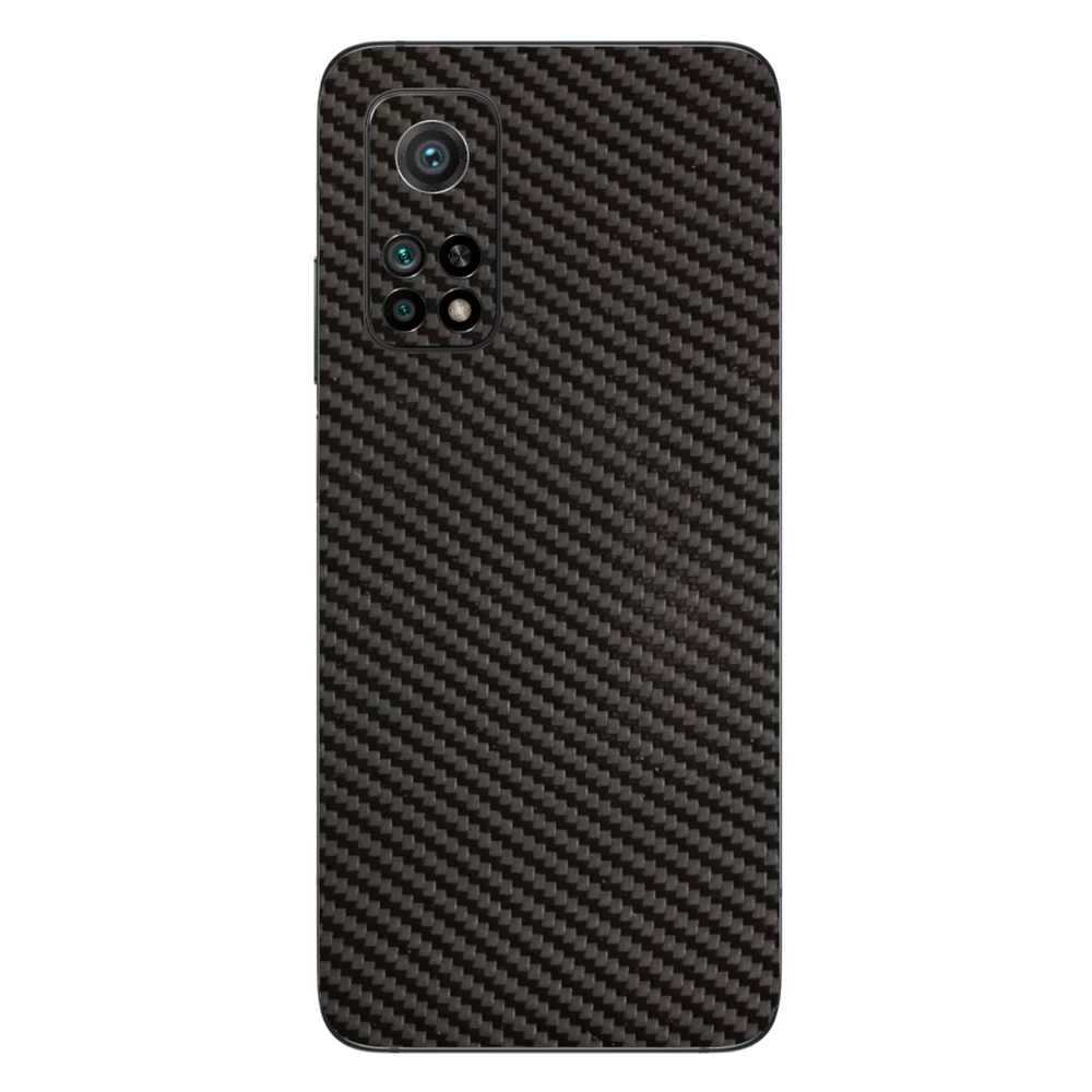 Xiaomi Mi 10T Pro - 3D fekete karbon hátlap fólia