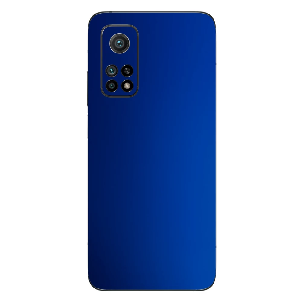 Xiaomi Mi 10T Pro - Matt króm sötétkék hátlap fólia