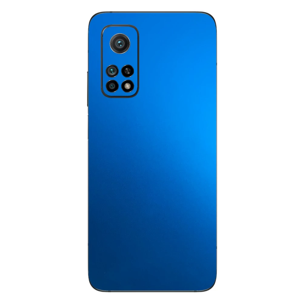 Xiaomi Mi 10T Pro - Matt króm világoskék hátlap fólia