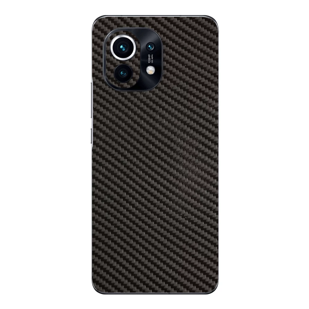 Xiaomi Mi 11 - 3D fekete karbon hátlap fólia