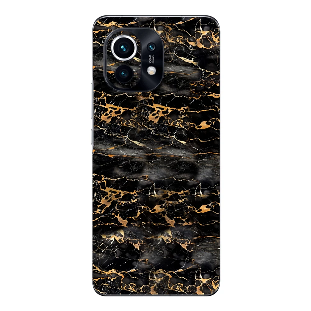 Xiaomi Mi 11 - Fekete-arany márvány hátlap fólia