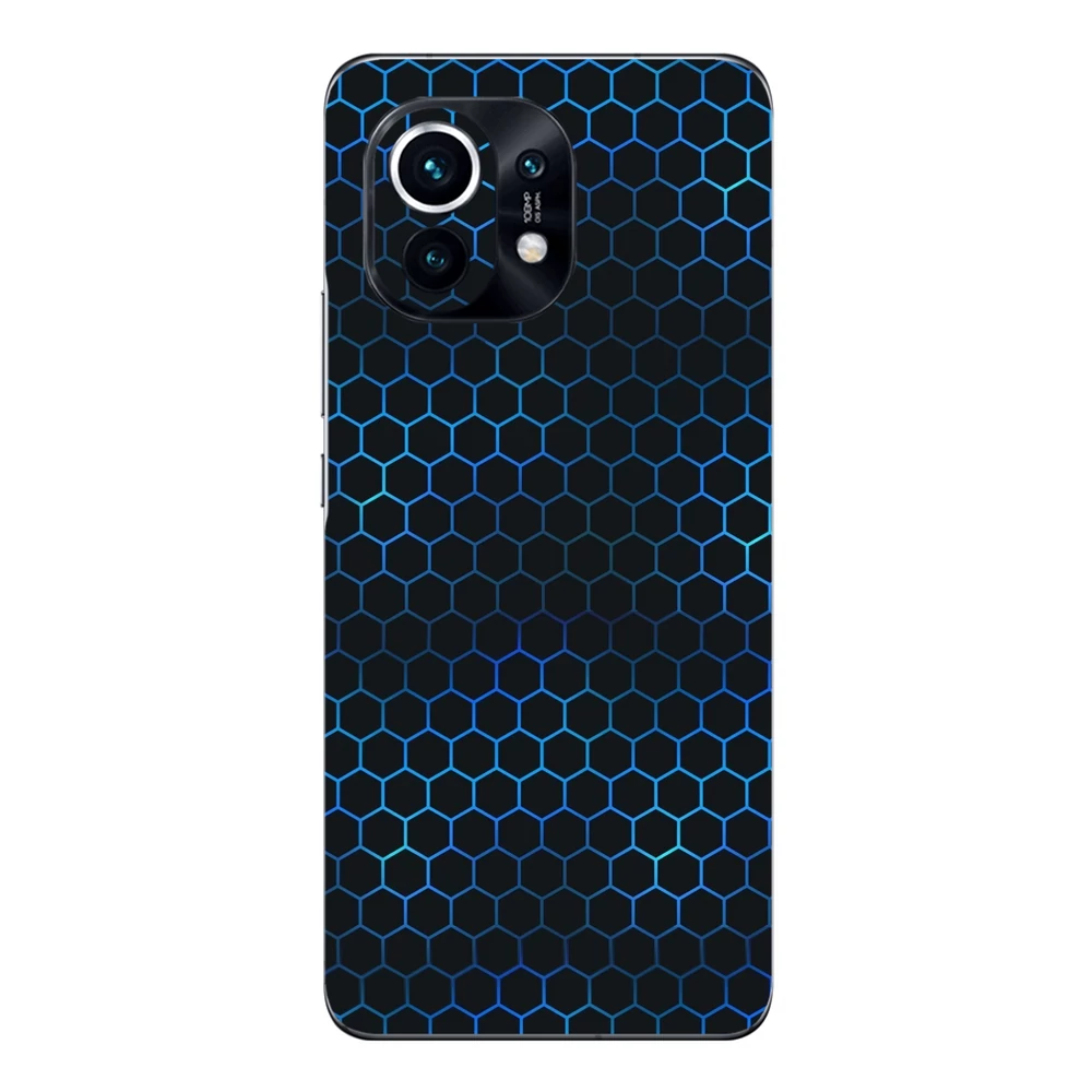 Xiaomi Mi 11 - Kék méhsejt hátlap fólia