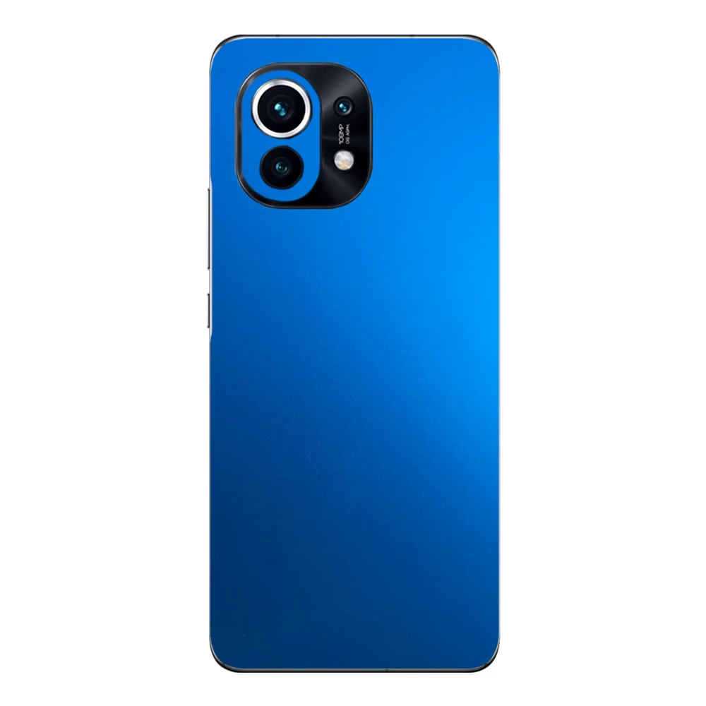 Xiaomi Mi 11 - Matt króm világoskék hátlap fólia