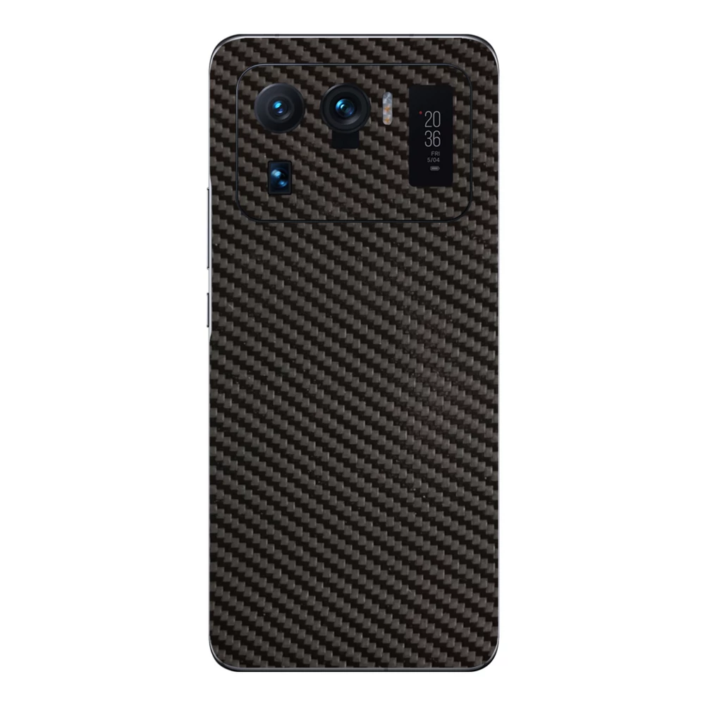 Xiaomi Mi 11 Ultra - 3D fekete karbon hátlap fólia