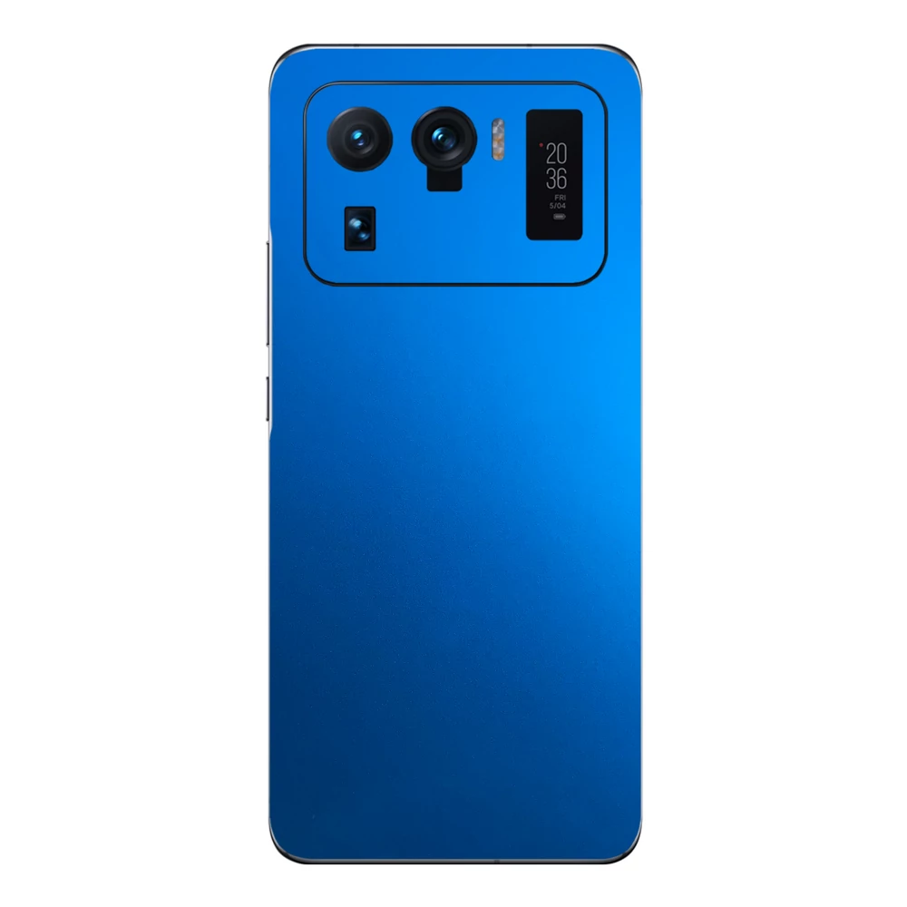 Xiaomi Mi 11 Ultra - Matt króm világoskék hátlap fólia