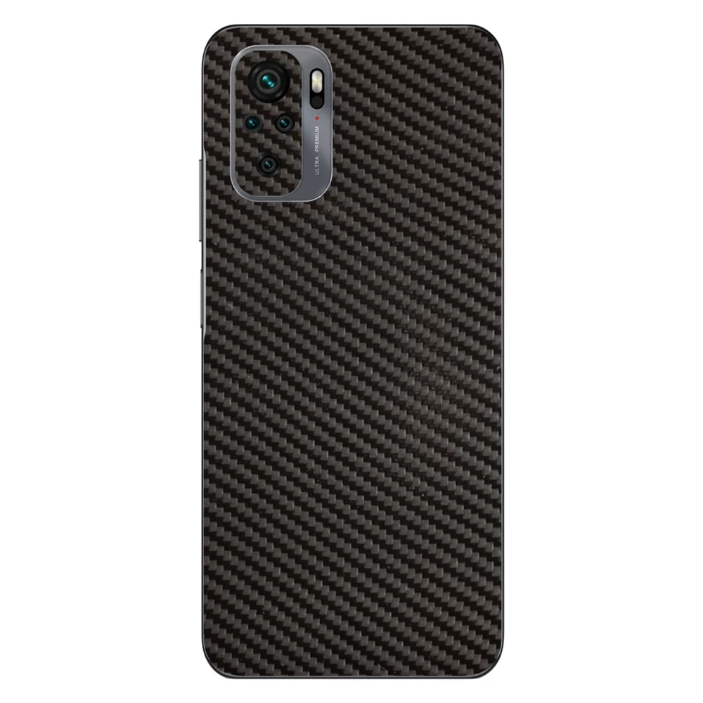 Xiaomi Redmi Note 10 - 3D fekete karbon hátlap fólia