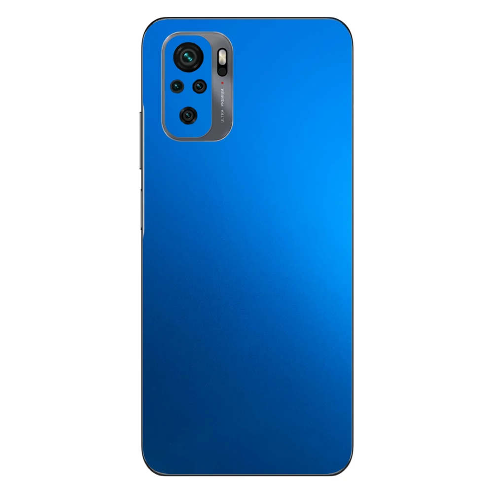 Xiaomi Redmi Note 10 - Matt króm világoskék hátlap fólia
