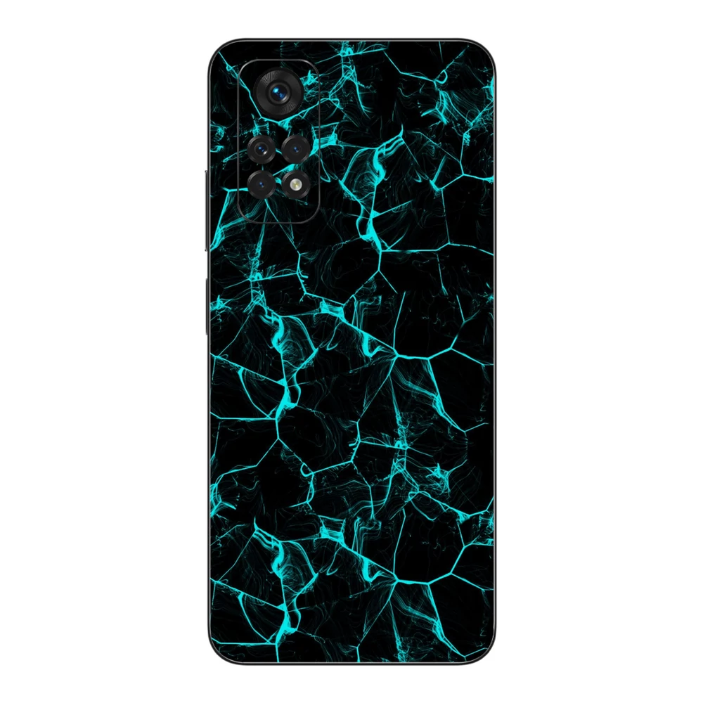 Xiaomi Redmi Note 11 - Kék füstcsíkos hátlap fólia