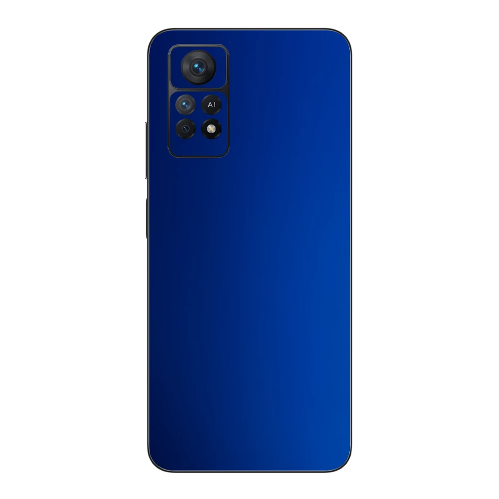 Xiaomi Redmi Note 11 Pro 5G - Matt króm sötétkék hátlap fólia
