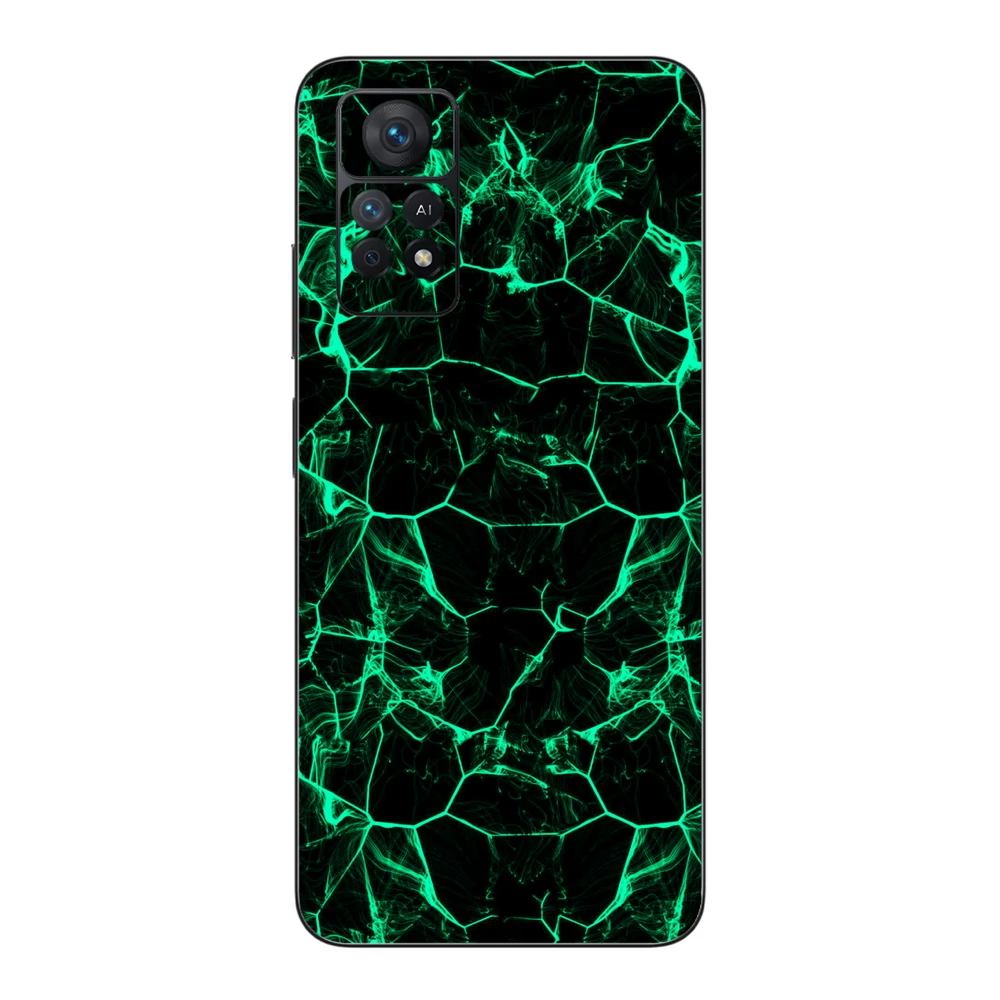 Xiaomi Redmi Note 11 Pro 5G - Zöld füstcsíkos hátlap fólia