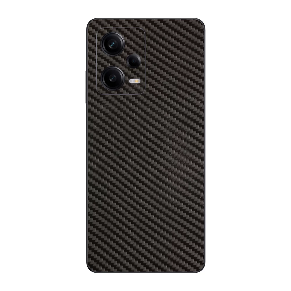 Xiaomi Redmi Note 12 Pro 5G - 3D fekete karbon hátlap fólia