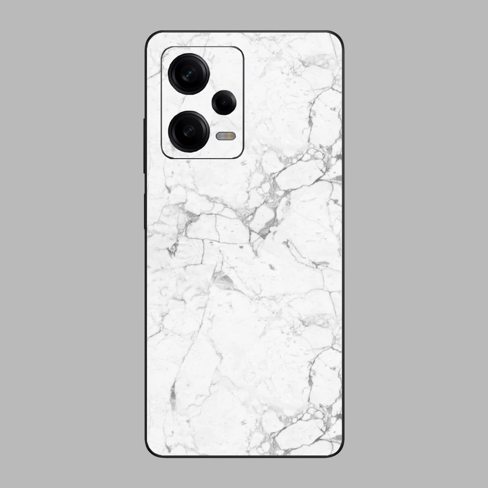 Xiaomi Redmi Note 12 Pro 5G - Fehér márvány mintás hátlap fólia