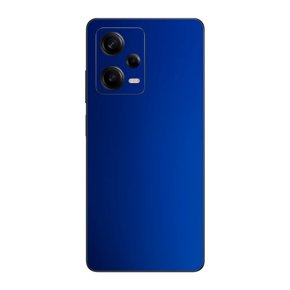 Xiaomi Redmi Note 12 Pro 5G - Matt króm sötétkék hátlap fólia